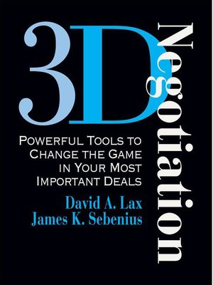cover image of 3-D Negotiation